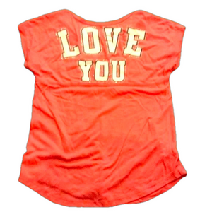 6/$20 Girl’s Red Camel top